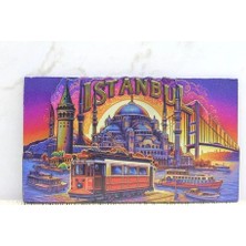 SÜS Mey Ithalat® Ahşap Istanbul Temalı Magnet - Model 9
