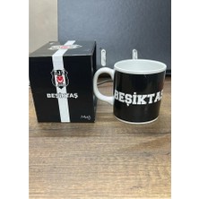 Mgm Beşiktaş Lisanslı Taraftar Seramik Kupa Siyah Beyaz