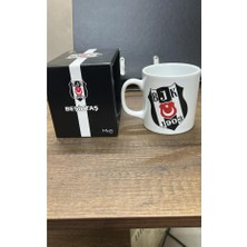Mgm Beşiktaş Lisanslı Taraftar Seramik Kupa Siyah Beyaz