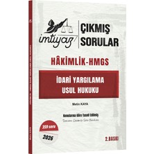 İmtiyaz Yayıncılık Imtiyaz Yayıncılık 2026 Hakimlik Hmgs Idari Yargılama Usul Hukuku Çıkmış Sorular Çözümlü