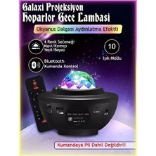 Yıldızlı Tavan Projektörü, Lazer Işık, Bluetooth Hoparlör, Disko Topu, Parti Lambası