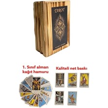 El Yapımı Ahşap Tarot Kartı Kutulu, Rüya ve Kendini Keşfetme Aracı