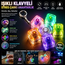 Trust Store Işıklı Klavyeli Stres Çarkı Anahtarlık
