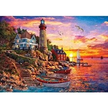 Yüksek Kaliteli 2000 Parça Puzzle, 96X68 Cm, Muhteşem Batış Teması