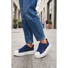 In Step Flay Kalın Bağcıklı Mavi Unısex Sneaker