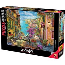 Renkli 4000 Parça Yapboz Puzzle – Amalfi Manzara Koleksiyonu
