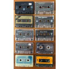 Raks 10 Adet Türkçe Pop Kaset (Kartonet Kutu Yok Sadece Kasettir Fotoğraftaki Kasetler Gönderilecektir)