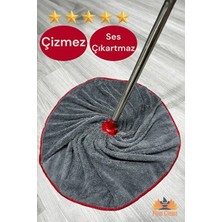 Esdiva Butik Gri Mega Boy Mikrofiber Mop Yedek Ucu Yüksek Kalite ve Dayanıklı Malzeme ile Çizmez Özellik