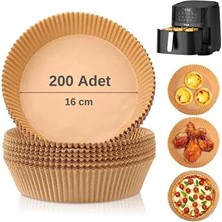 Uyumlu 16CM Hava Fritözü Pişirme Kağıdı, Pratik ve Temiz Kullanım