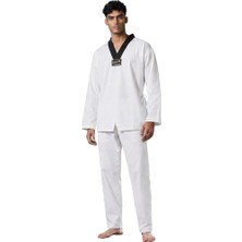 Dragondo 13121 Pro Siyah Yaka Taekwondo Elbisesi