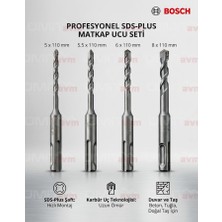 Bosch Sds Plus Beton Matkap Ucu Seti 4'lü (5-5.5-6-8 Mm)