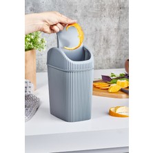 Empressco Lova 2,5 Lt Mini Mutfak,masa,banyo Tezgah Üstü Çöp Kovası (Gri) - Fiyatı, Yorumları
