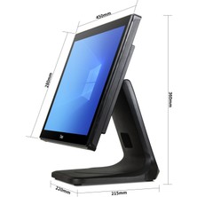 Binbir Göz Bilgisayar Tıwox TP-7610 I7 10.gen 8GB/128GB SSD 18.5" Endüstriyel Pos Pc
