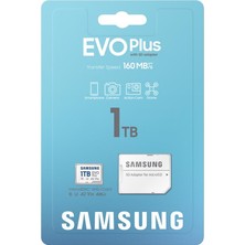 Binbir Göz Bilgisayar Samsung Evo Plus 1tb Mıcro Sd 160MB/S Hafıza Kartı MB-MC1T0SA/APC