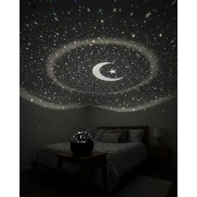 MiraLive Fişli Yıldız Projektör Gece Lambası Müzikli