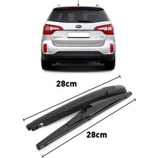 CME PARTS Kio Sorento 2010-2015 Uyumlu Arka Cam Silecek Kolu ve Süpürgesi Takım 988152F000