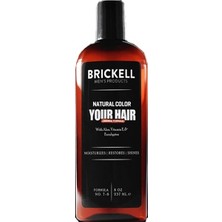 Yurorganicq Brickell Erkeklere Özel Saç, Sakal Beyazlık Giderci ve Renklendirci Şampuan 300 ml For Men