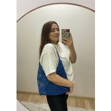 Rabika Motif Hasır Çanta El Örgüsü
