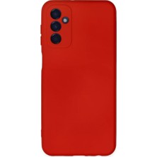 İntora Galaxy M23 Kılıf Nano Içi Kadife Silikon - Kırmızı