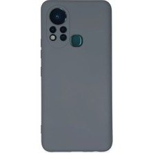 İntora Infinix 11S Kılıf Nano Içi Kadife Silikon - Gri