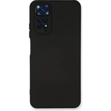 İntora Redmi Note 11 Kılıf Nano Içi Kadife Silikon - Siyah