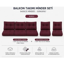 Modern Style Home 3-1-1 Fermuarlı Balkon Minderi-Leke Tutmaz - Içidolu Minder