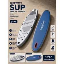 Surfwave HMI005-4 335X84X15 cm Şişme Sup Tahtası Seti – Profesyonel Paddle Board, Geniş Dengeli Tasarım, Kürek Pompa Çanta Fin Leash Dahil