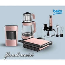 Empressco Beko Floral Rose Gold Serisi Küçük Ev Aleti Çeyiz Seti - Fiyatı, Yorumları