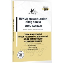 İmtiyaz Yayıncılık Imtiyaz Yayıncılık 2026 Hmgs Türk Hukuk Tarihi Hukuk Felsefesi ve Sosyolojisi Genel Kamu Hukuku Avukatlık Hukuku Soru Bankası