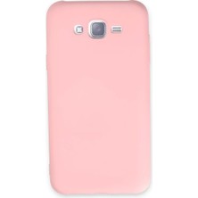 İntora Galaxy J7 Kılıf Nano Içi Kadife Silikon - Pudra