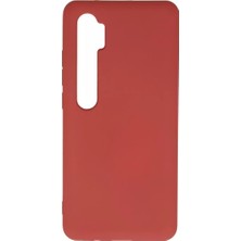 İntora Note 10 Lite Kılıf Nano Içi Kadife Silikon - Kiremit