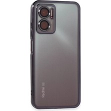 İntora Redmi 10 5g Kılıf Lensli Silikon - Mor