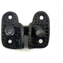 MiraLive Antika Tarz Dekoratif Pirinç Mini Kapak Mandalı - 40X45 Mm, Oksit
