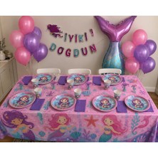 BeU Kids Deniz kızı Doğum günü/Parti kutusu - 8 Kişilik - 53 Parça