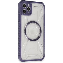 İntora Iphone 11 Kılıf Prag Magneticsafe Kapak - Derin Mor