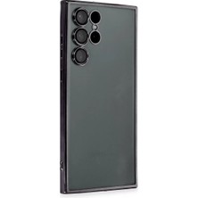 İntora Galaxy S22 Kılıf Lensli Silikon - Siyah