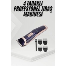 MiraLive Tıraş Makinesi 4 Başlıklı Paslanmaz Çelik Bıçaklı Tüm Saç Tiplerine Uygun