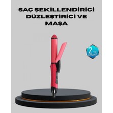 MiraLive 5 Kademeli Seramik Saç Düzleştirici – Düz ve Kıvırcık Mod, 26 mm Plaka, Profesyonel Saç Şekillendirme