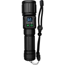 Yek Outdoor Q-Mmax 20W | 2500 Lümen | Zoomlu | 3 Km Menzilli Profesyonel Avcı El Feneri - Şarjlı