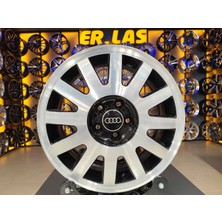 Audı Jant 4 Adet Audi Orıjınal 6*15 5*100 ET35 57.1 Black Mack Jant Revize Edilmiş (Takım)