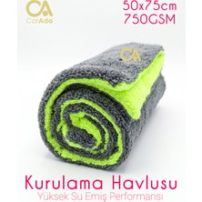 Carada Mikrofiber Oto Kurulama Bezi i Extra Kalın 50 CMX75 cm