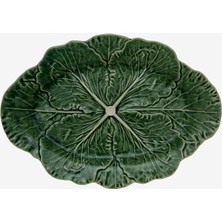 Bordallo Pinheiro Cabbage Yeşil Seramik Servis Tabağı 37,5 cm