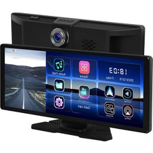 Esranın Dünyası Dark 11.3" IPS Apple Carplay & Android Auto/airplay, Android Cast Ekran Yansıtma, Adas Sürüş Sistemli 4K Ön & Arka Kameralı Torpido Üstü Araç Ekranı (DK-VA-CMP1100A)
