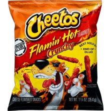 Cheetos Flamin' Hot Crunchy Cheese Flavored Snacks 35.4g