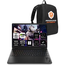 Hp Hyperx Omen 15 Core I5 14500HX RTX5060 8gb 32GB Ram 4tb SSD 15.3" Fhd+ 165Hz WIN11 Home D2TT0EAPN370 Gaming Laptop + Per4 Çanta