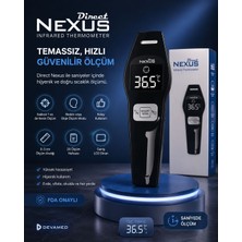 Nexus Temassız Kızılötesi Ateş Ölçer | 1 Saniyede Hızlı Ölçüm | LCD Ekranlı Dijital Termometre