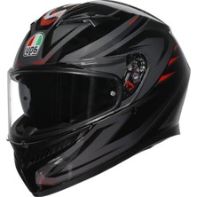 Esranın Dünyası Agv K3 Motosiklet Kaskı Kapalı Kask Syth Red M