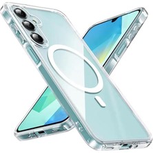 Bikapak Magslım Samsung A37 Şeffaf Kapak