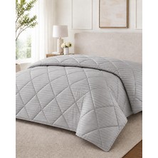 Bella Home Tek Kişilik 155X215 cm Silindir Mikro Jakarlı Silikon Yorgan | Nefes Alan, Yumuşak ve Konforlu Dolgu