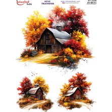 İstanbul Hobi Açık Zemin Sulu Transfer (25 * 35 cm ) St 2330
